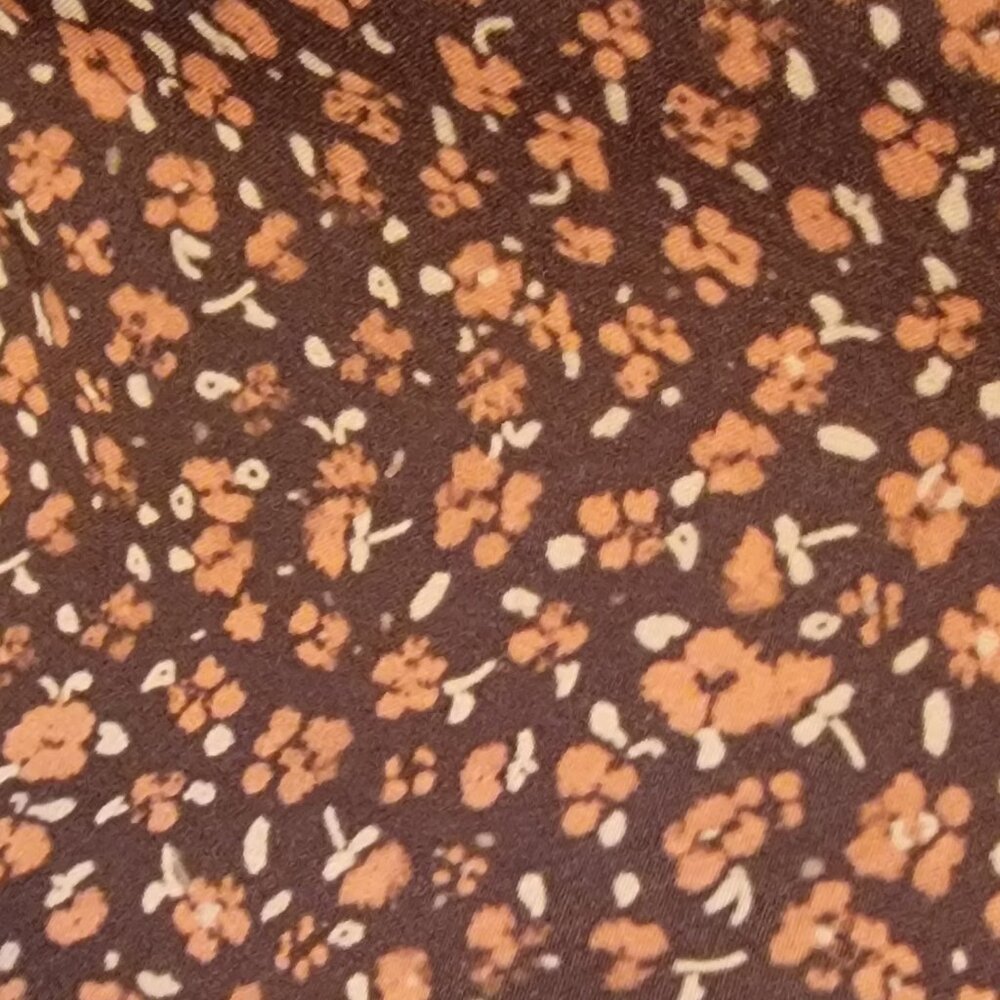 Gerry Burgundy/Brown Ditzy Floral Mini Pull On Active Skort or Skirted Shorts - Picture 2 of 10